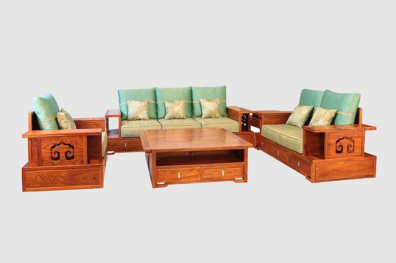 浙江中式实木沙发简直太美了