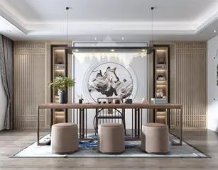 浙江新中式风格茶室如何规划设计